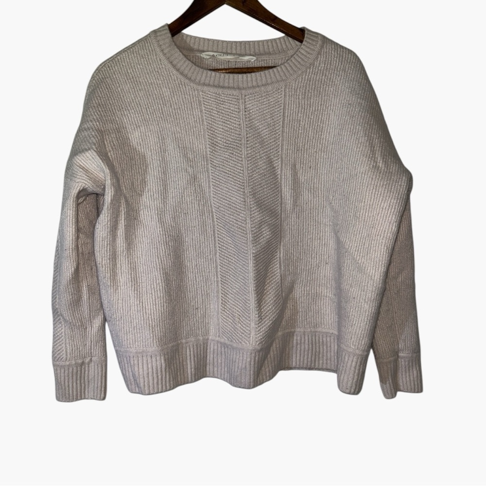 Athleta Wool Cashmere Habitat Sweater SIZE LARGE